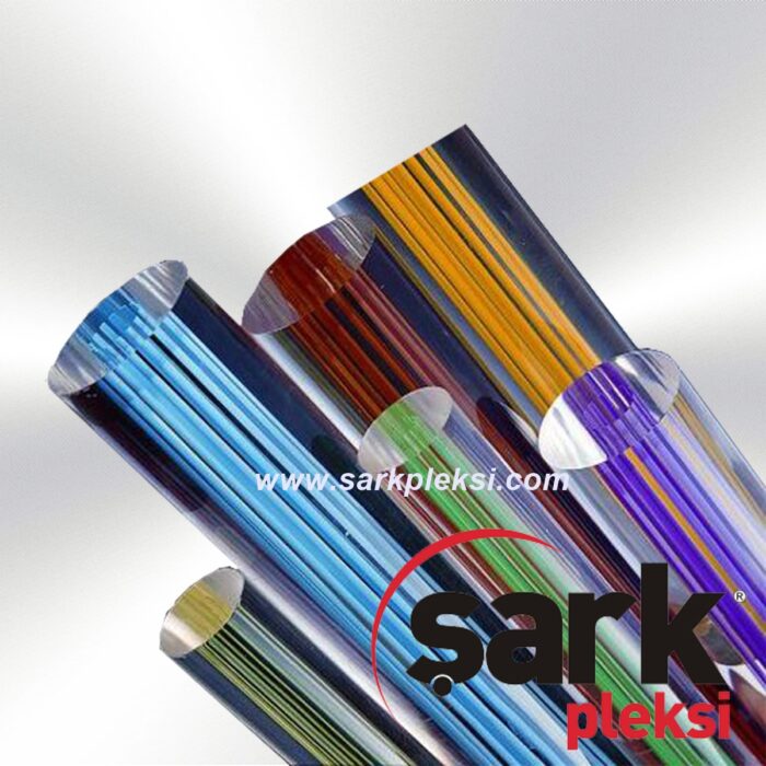 Plexiglass Colored Striped Rods