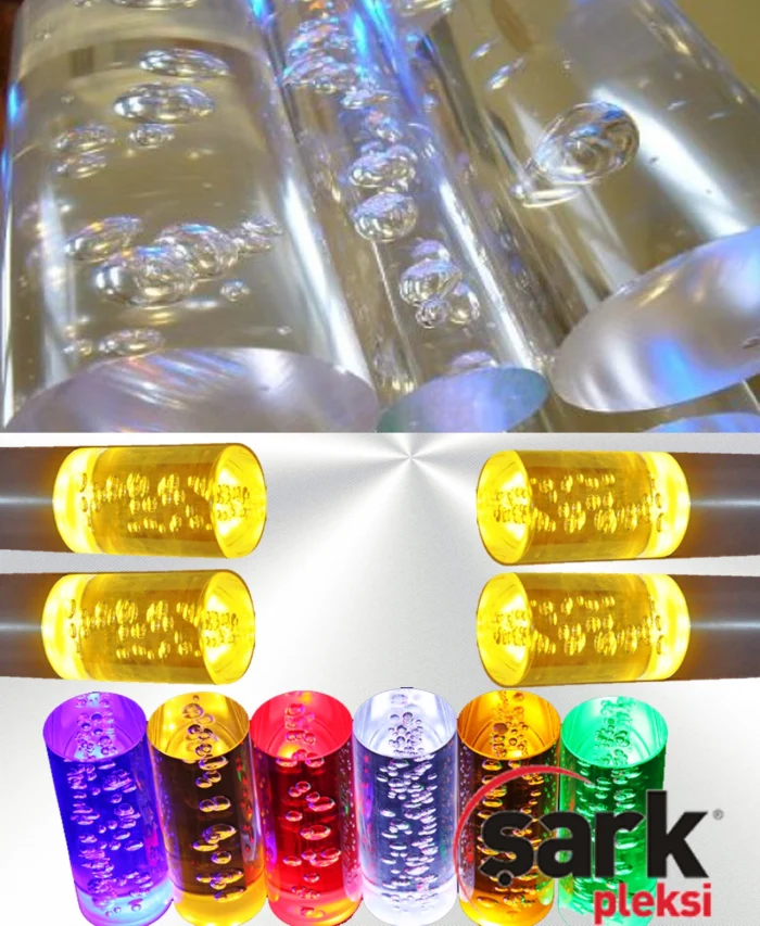 Colorful Acrylic Plexiglass Bubble Stick