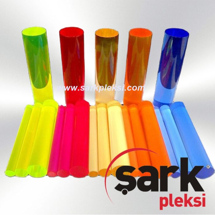 Pleksiglas Renkli Akrilik Çubuk